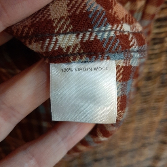 Vintage Pendleton Wool Plaid Flannel Button Down Shirt Gorpcore Camping Retro - Picture 10 of 11